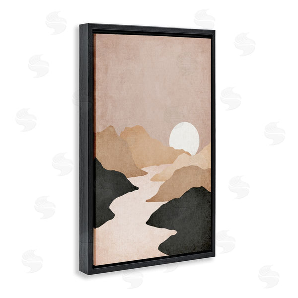 Stupell Industries JJ Design House LLC | Beige Mountains With Stream Wall Art
