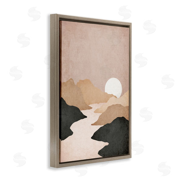 Stupell Industries JJ Design House LLC | Beige Mountains With Stream Wall Art