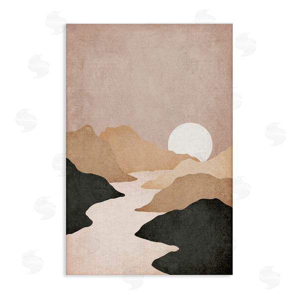 stupell industries JJ Design House LLC | Beige Mountains with Stream Wall Art