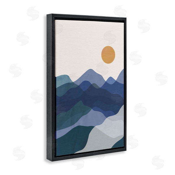 Stupell Industries JJ Design House LLC | Blue Layered Mountains Wall Art