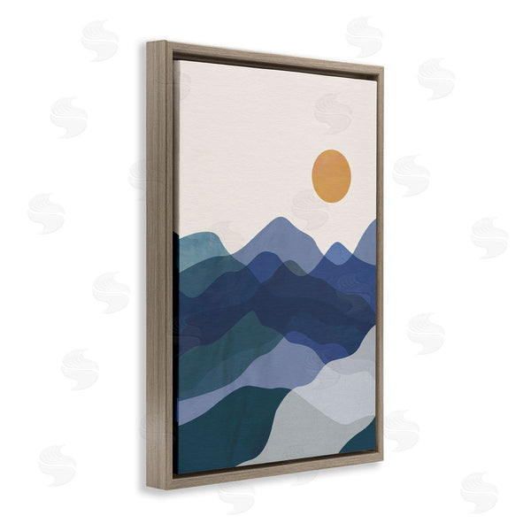 Stupell Industries JJ Design House LLC | Blue Layered Mountains Wall Art