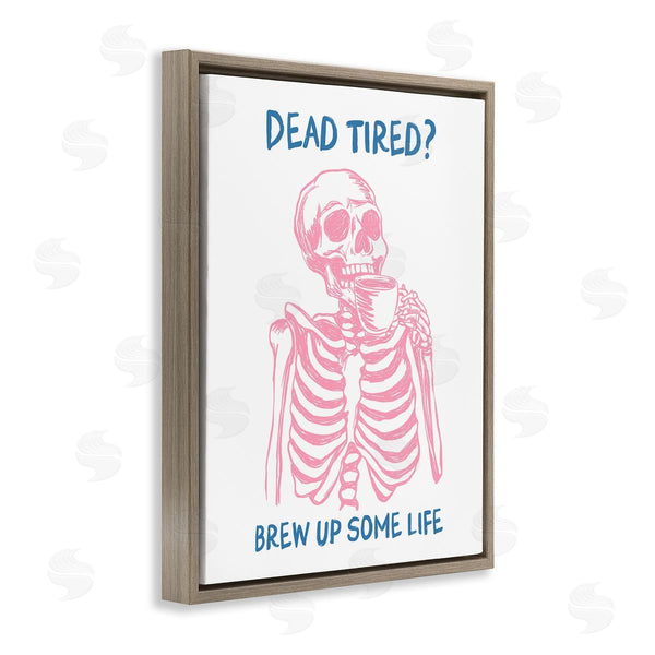 Stupell Industries JJ Design House LLC | Brew Up Life Skeleton
