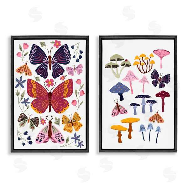 Stupell Industries JJ Design House LLC | Butterflies & Delicate Mushrooms