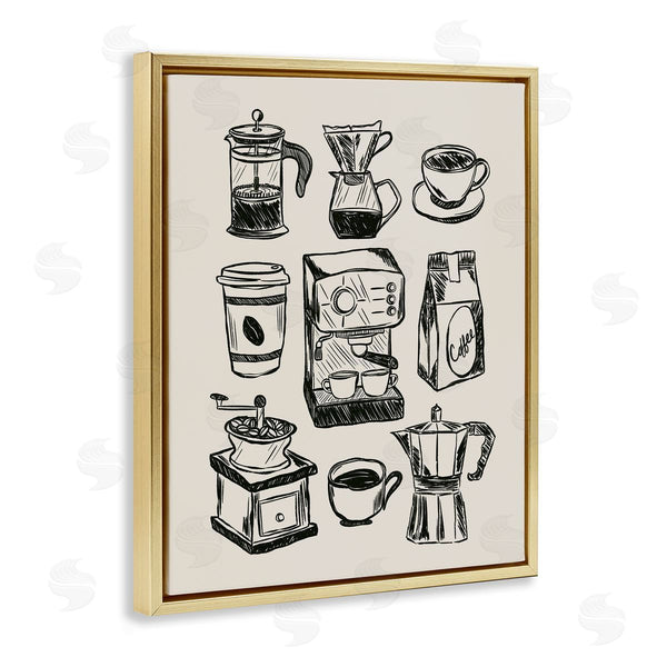 Stupell Industries JJ Design House LLC | Coffee Icons Various Brews