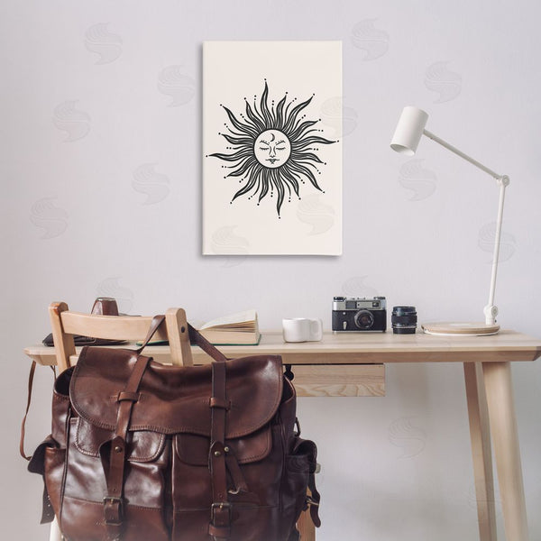 Stupell Industries JJ Design House LLC | Cream & Black Sun Wall Art