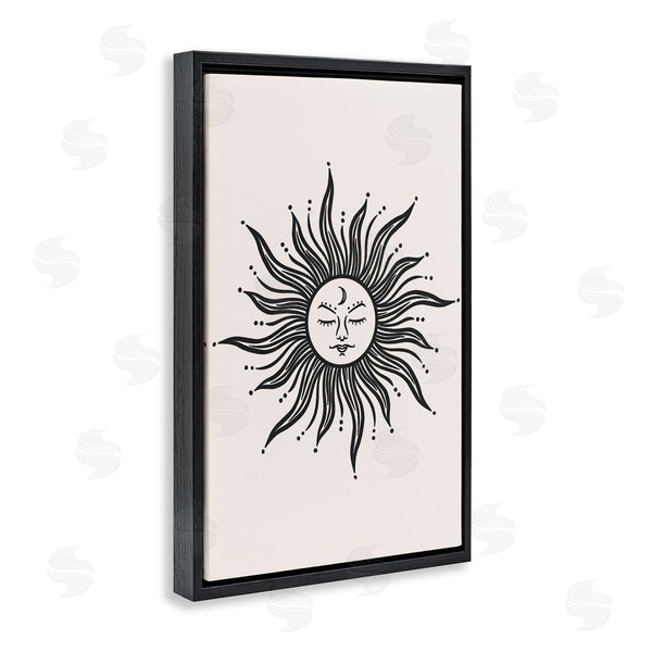 Stupell Industries JJ Design House LLC | Cream & Black Sun Wall Art