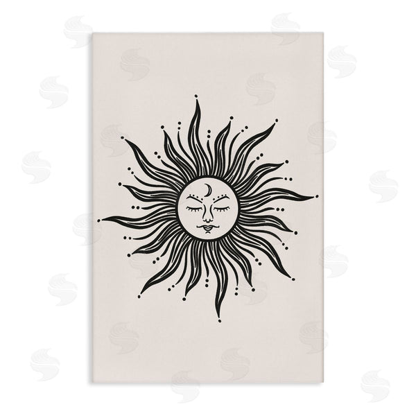 stupell industries JJ Design House LLC | Cream & Black Sun Wall Art