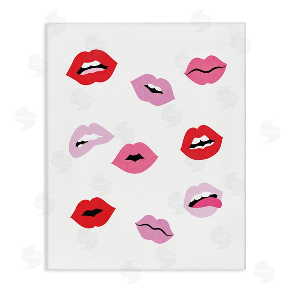 stupell industries JJ Design House LLC | Expressive Seductive Lips Red Lipstick Shades Wall Art
