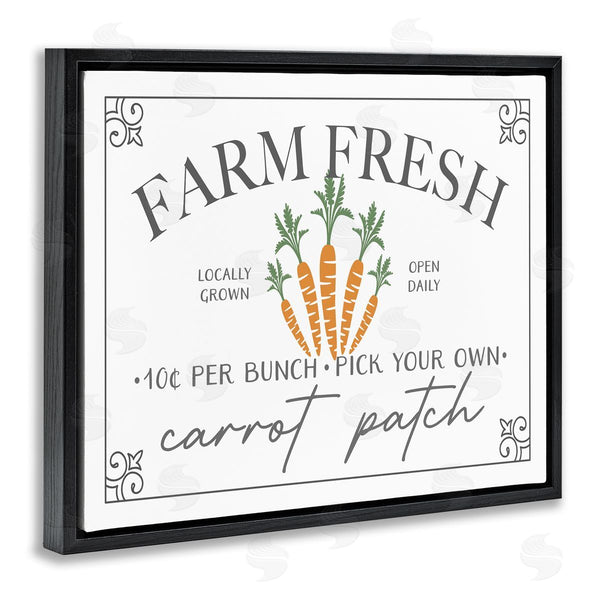 Stupell Industries JJ Design House LLC | Farm Fresh Carrot Patch Seasonal Springtime Vegetables Wall Art