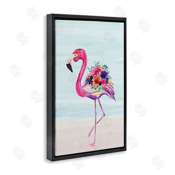 Stupell Industries JJ Design House LLC | Floral Flamingo Beach Wall Art