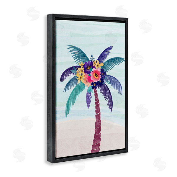 Stupell Industries JJ Design House LLC | Floral Palm Tree Beach Wall Art