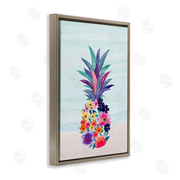 Stupell Industries JJ Design House LLC | Floral Pineapple Beach Wall Art