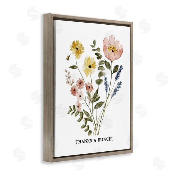 Stupell Industries JJ Design House LLC | Floral Thanks A Bunch