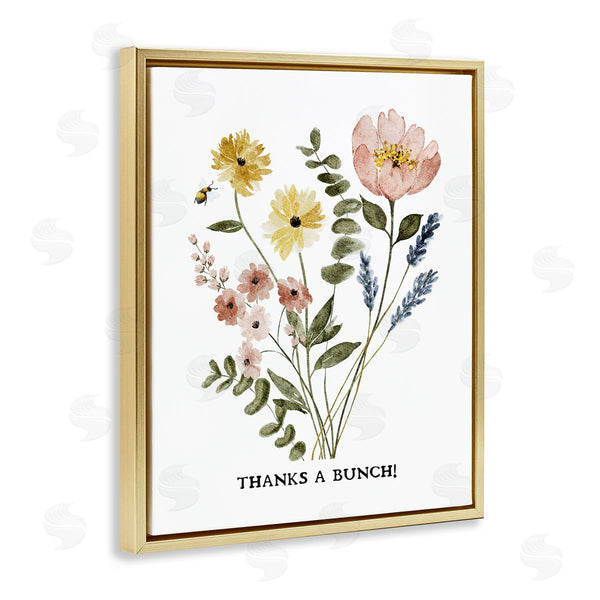 Stupell Industries JJ Design House LLC | Floral Thanks A Bunch