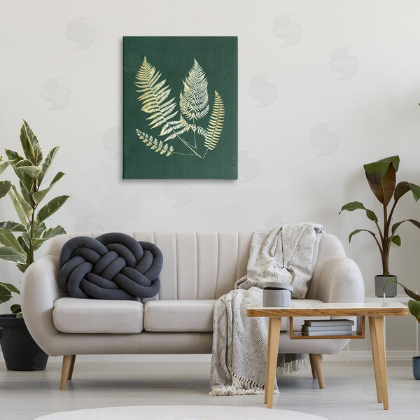 Stupell Industries JJ Design House LLC | Gilded Fern Sprigs Wall Art