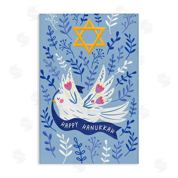 stupell industries JJ Design House LLC | Happy Hanukkah Dove & Florals