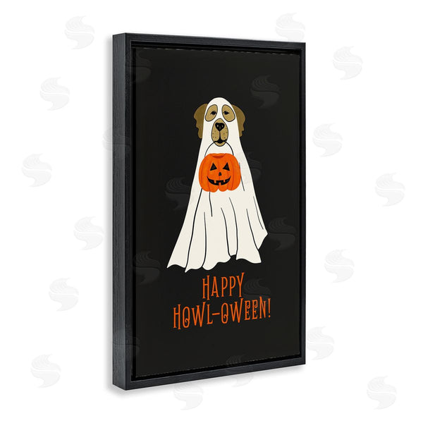 Stupell Industries JJ Design House LLC | Happy Howl-oween Ghost Dog