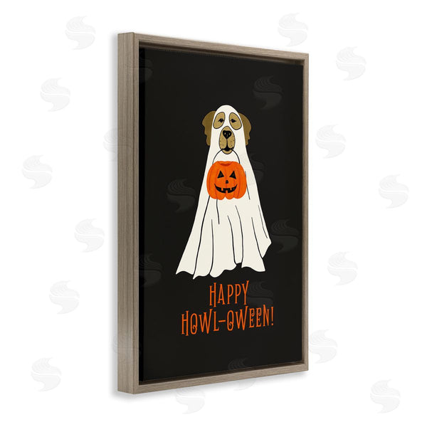 Stupell Industries JJ Design House LLC | Happy Howl-oween Ghost Dog