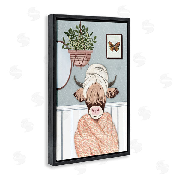 Stupell Industries JJ Design House LLC. | Highland Cow Bathrobe