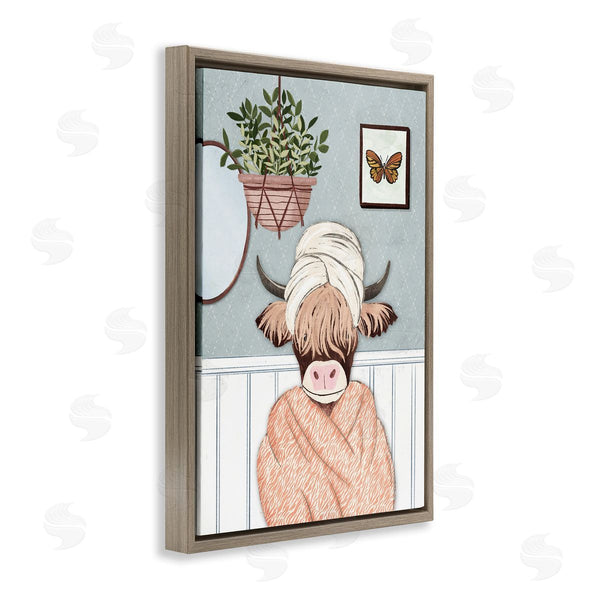Stupell Industries JJ Design House LLC. | Highland Cow Bathrobe