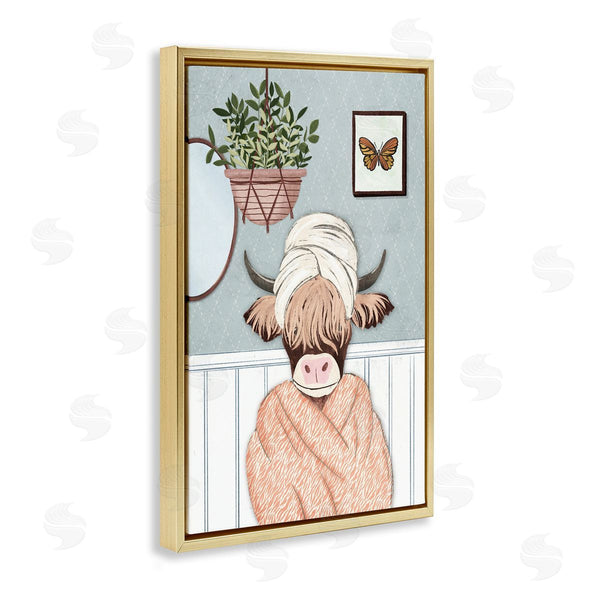 Stupell Industries JJ Design House LLC. | Highland Cow Bathrobe