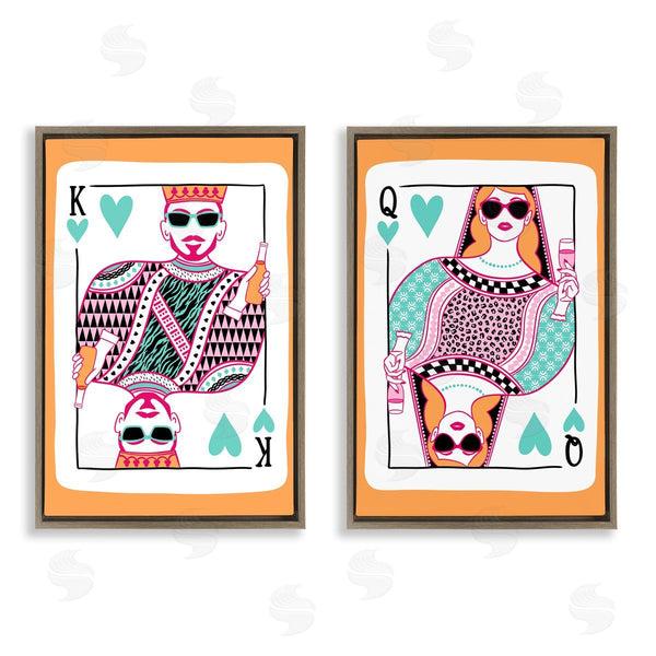 Stupell Industries JJ Design House LLC | King & Queen Of Hearts