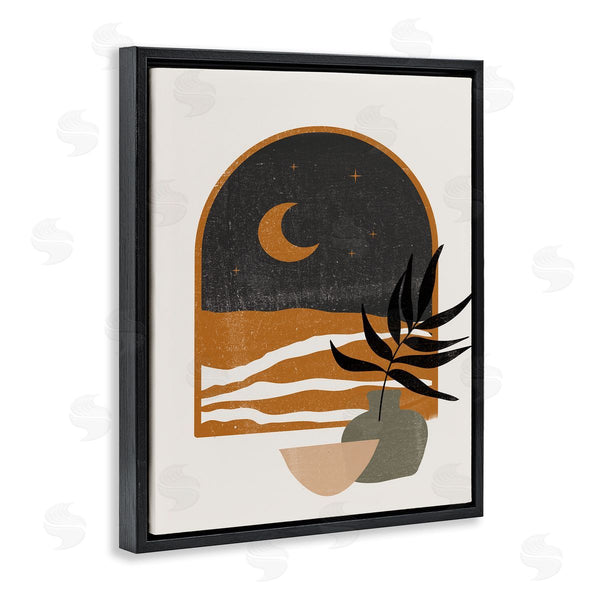 Stupell Industries JJ Design House LLC | Lovely Night Sky Desert Moon Scene Through Window Wall Art