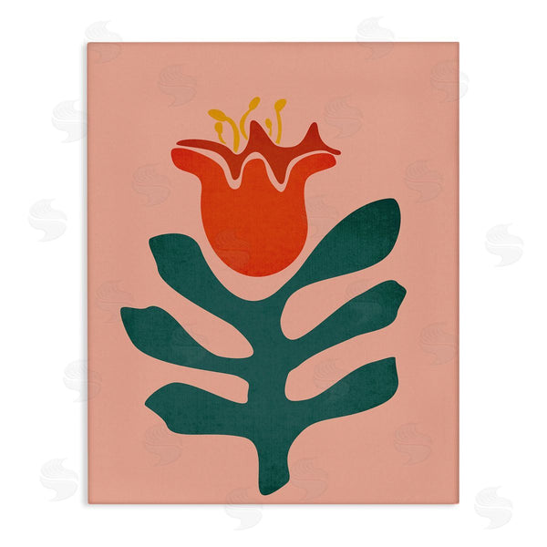 stupell industries JJ Design House LLC | Modern Tulip Flower Bud Abstract Cutout Shapes Wall Art