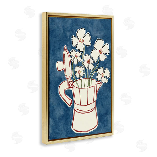 Stupell Industries JJ Design House LLC | Moka Pot Flowers