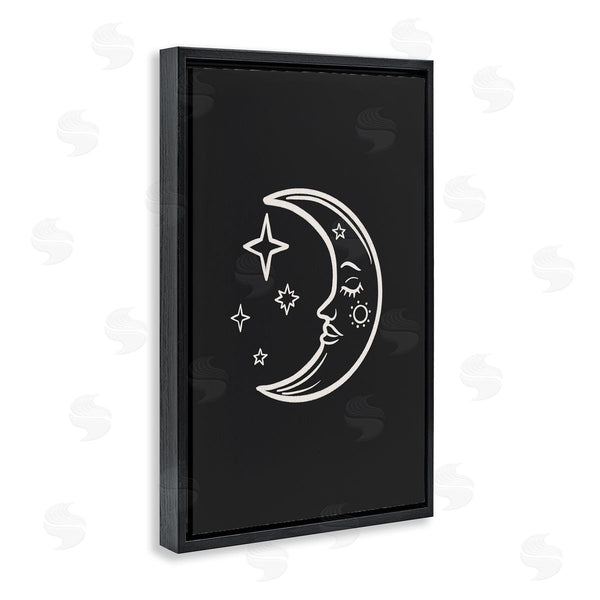 Stupell Industries JJ Design House LLC | Moon & Stars On Black Wall Art
