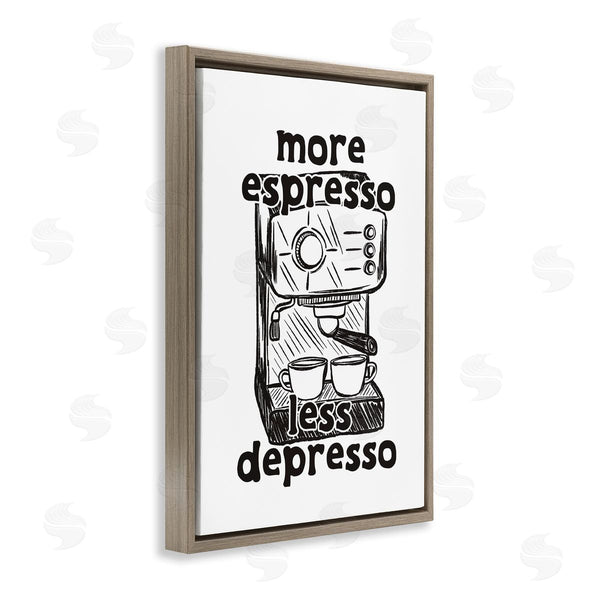 Stupell Industries JJ Design House LLC | More Espresso Less Depresso