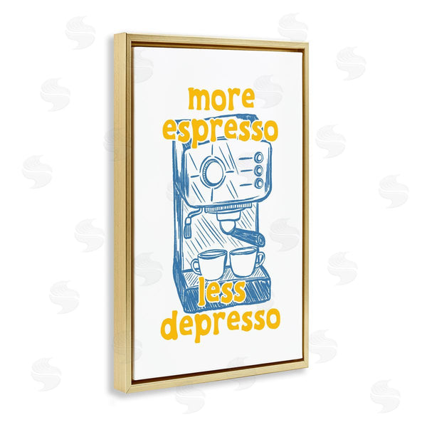 Stupell Industries JJ Design House LLC | More Espresso Minimal Coffee