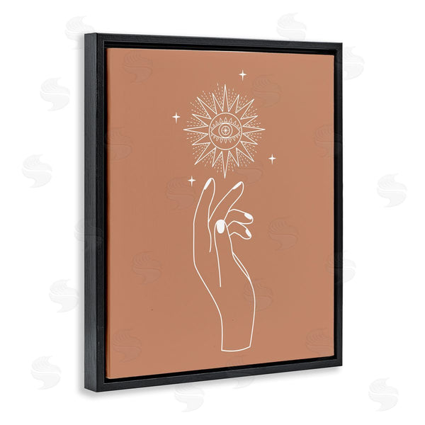 Stupell Industries JJ Design House LLC | Ochre Hand Reaching Solar Stars Astral Design Wall Art