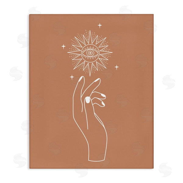 stupell industries JJ Design House LLC | Ochre Hand Reaching Solar Stars Astral Design Wall Art