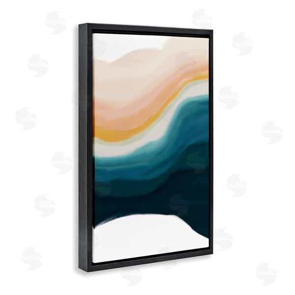 Stupell Industries JJ Design House LLC. | Peach Swirl Fluid Pattern