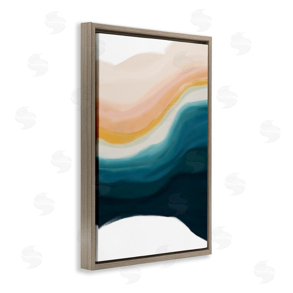 Stupell Industries JJ Design House LLC. | Peach Swirl Fluid Pattern