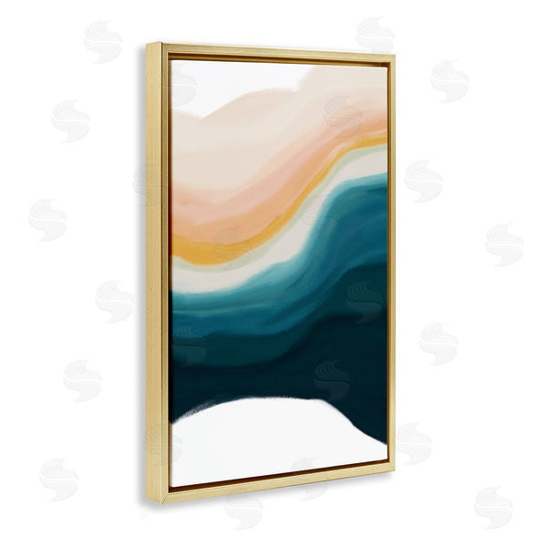 Stupell Industries JJ Design House LLC. | Peach Swirl Fluid Pattern