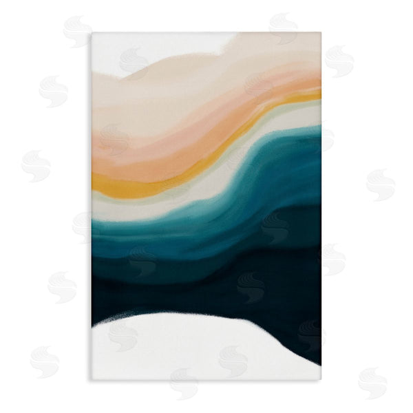 stupell industries JJ Design House LLC. | Peach Swirl Fluid Pattern