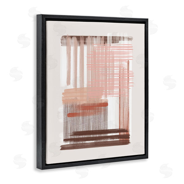 Stupell Industries JJ Design House LLC | Pink & Brown Abstract Lines Wall Art