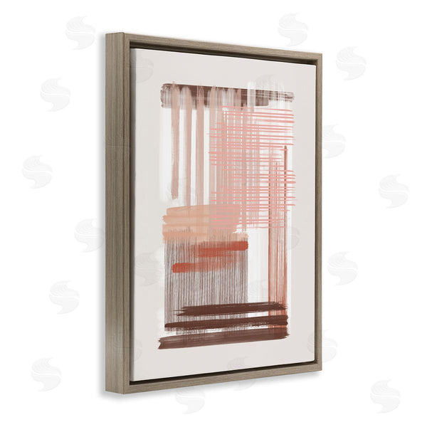 Stupell Industries JJ Design House LLC | Pink & Brown Abstract Lines Wall Art