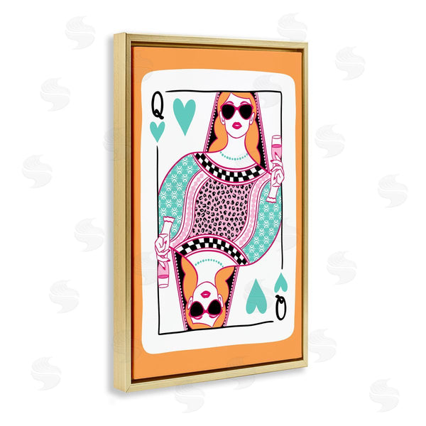 Stupell Industries JJ Design House LLC | Queen Of Hearts & Drink
