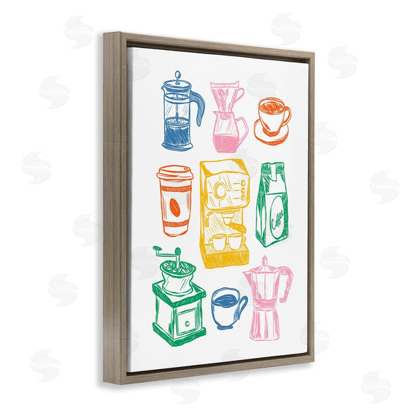 Stupell Industries JJ Design House LLC | Rainbow Coffee Icon