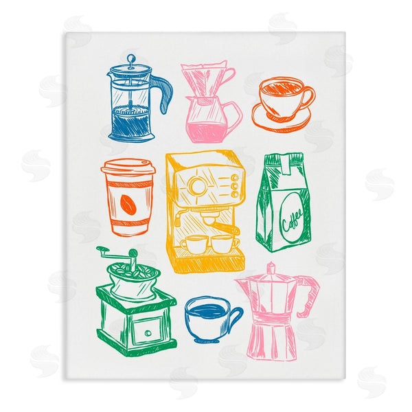 stupell industries JJ Design House LLC | Rainbow Coffee Icon