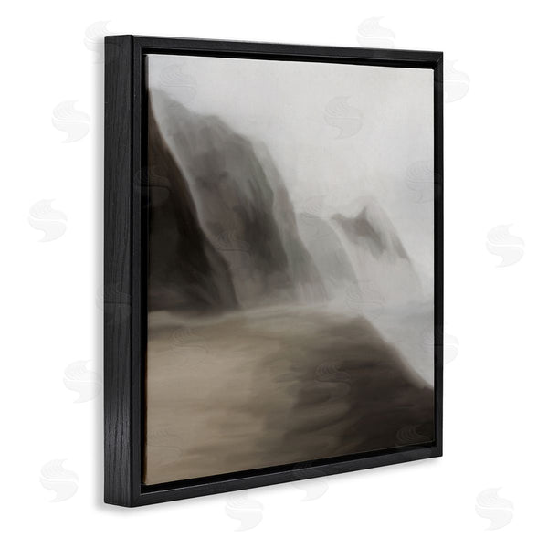 Stupell Industries JJ Design House LLC | Serene Mountain Landscape Foggy Abstract Clouds Wall Art