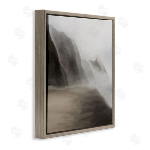 Stupell Industries JJ Design House LLC | Serene Mountain Landscape Foggy Abstract Clouds Wall Art