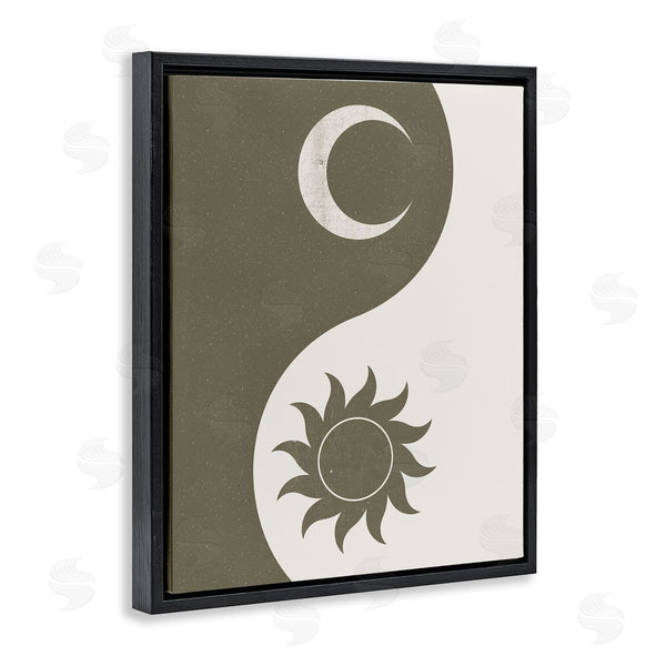 Stupell Industries JJ Design House LLC | Solar & Lunar Yin Yang Shape Spiritual Motif Wall Art