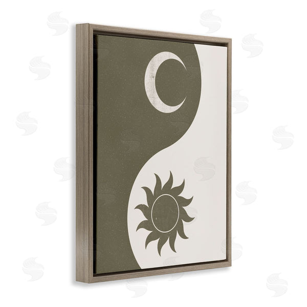 Stupell Industries JJ Design House LLC | Solar & Lunar Yin Yang Shape Spiritual Motif Wall Art