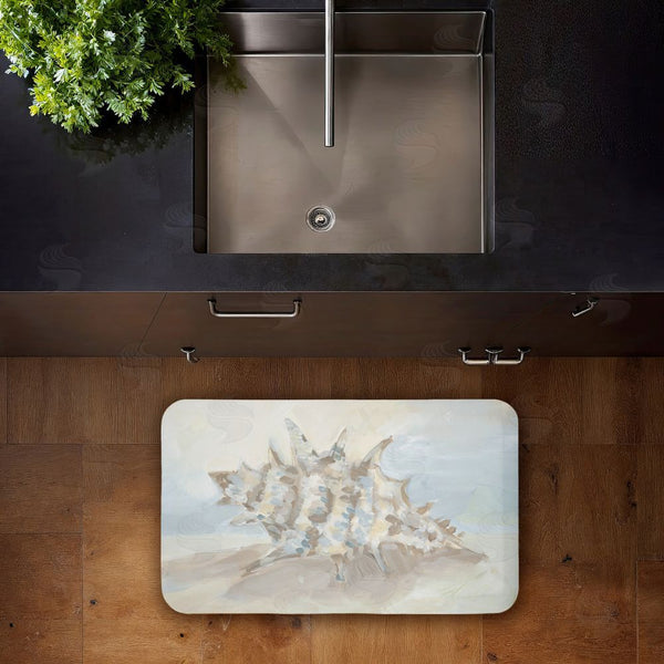 Stupell Industries JJ Design House LLC | Spiky Seashell On Shore Anti-Fatigue Mat