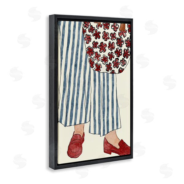 Stupell Industries JJ Design House LLC | Striped Minimal Fashion