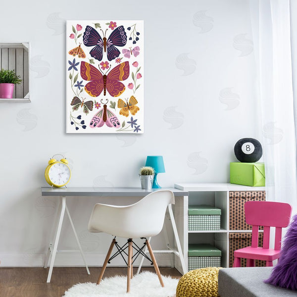 Stupell Industries JJ Design House LLC | Symmetrical Butterflies & Flowers Wall Art